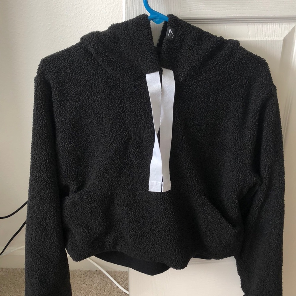 BORG cropped hoodie gymshark